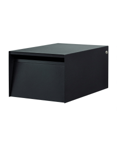 Urban Back Opening Letterbox - Black