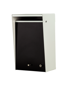 Wall Mounted Letterbox - Silver Pearl 